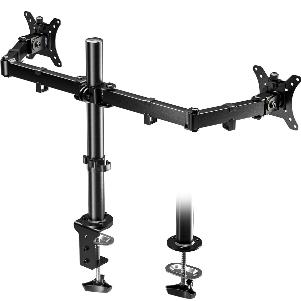 Support double écran BONTEC pour écrans PC LCD LED de 13 à 32 pouces
